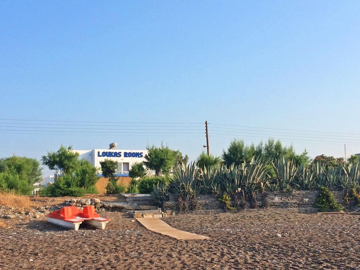 Loukas Beach Rooms Kiotari Exterior photo
