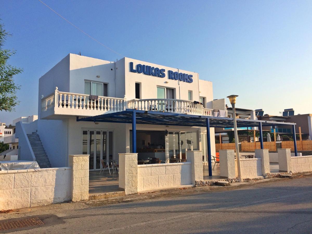 Loukas Beach Rooms Kiotari Exterior photo